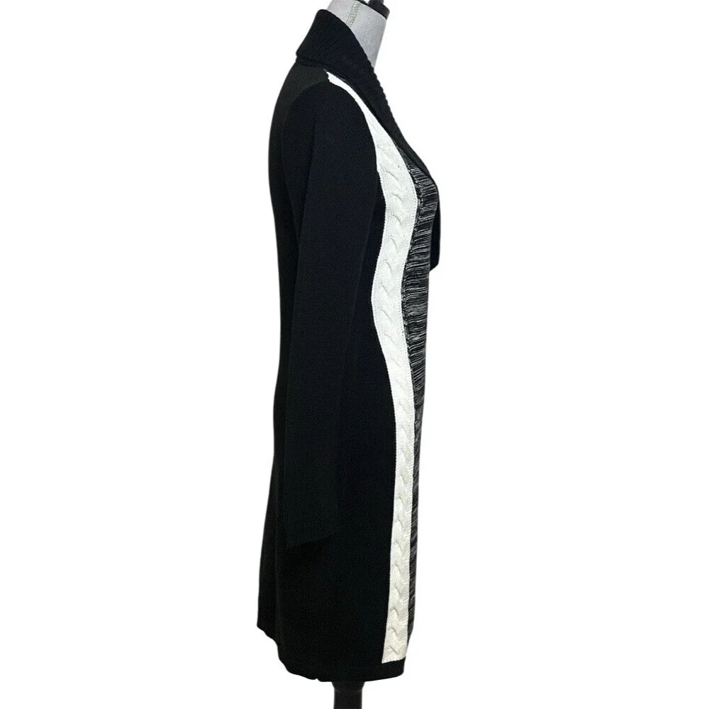 Calvin Klein Midi Sweater Dress Women’s S Black Winter Fall Cozy Comfy - Picture 5 of 9